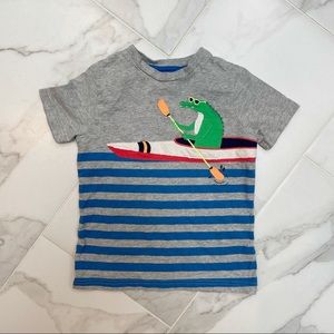 Mini Boden Alligator Appliqué Tee
